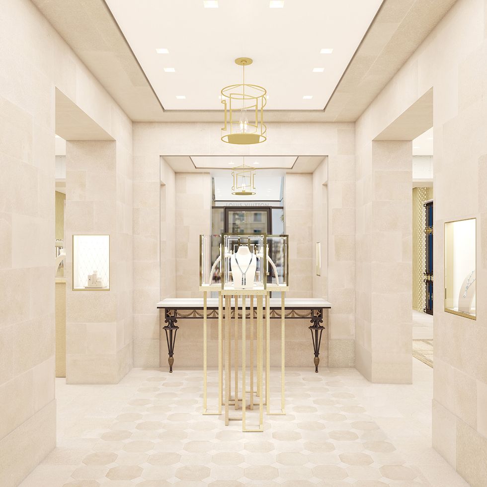 A View of the New Louis Vuitton Place Vendome Store - OF LEATHER AND LACE