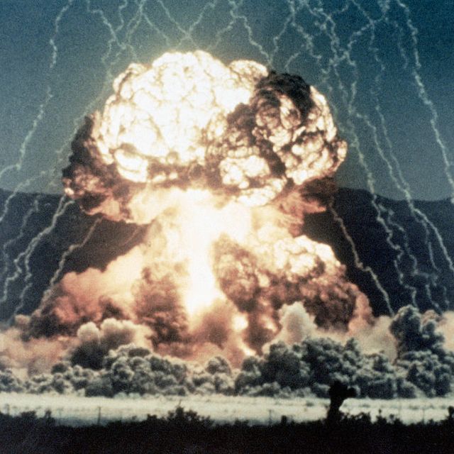 Nuclear Explosion MET in Nevada Desert