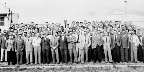 A Group of104 German Rocket Scientists at Fort Bliss