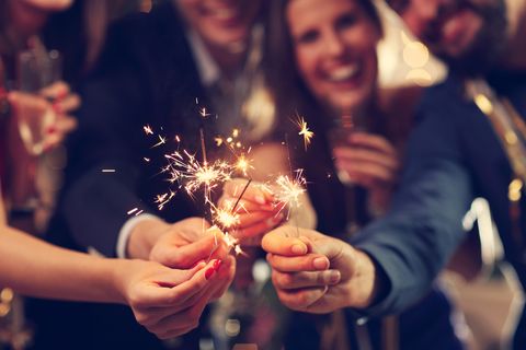 sparklers new years eve ideas