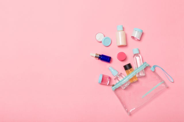 garage sale benefits - travel toiletries