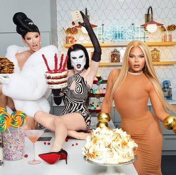 drag race all stars in the delish kitchen
