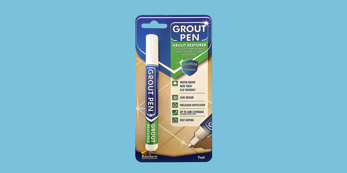 grout pen with blue background
