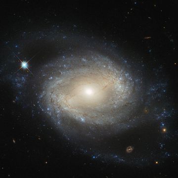 een sterrenstelsel met een actieve kern rondom een zwart gat