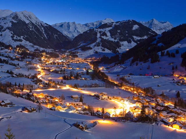 best places to spend new years swiss alps