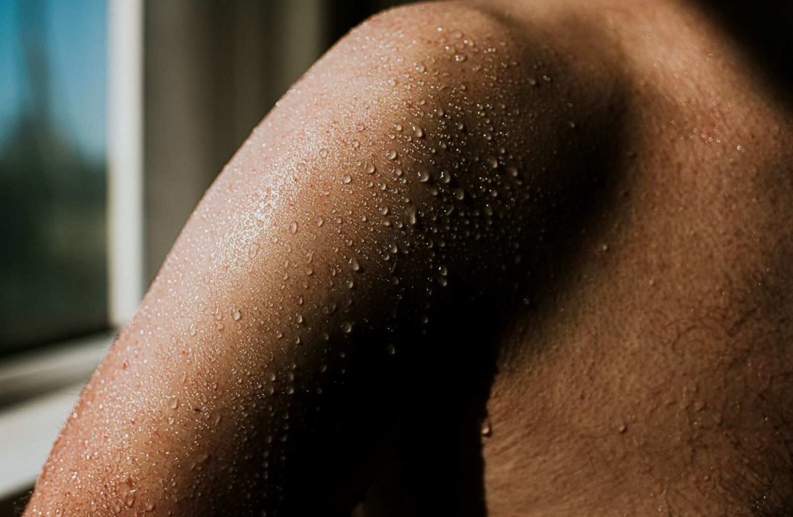 5 pezzi guanti da bagno doccia esfoliante massaggio spa scrub corpo guanto  (blu)