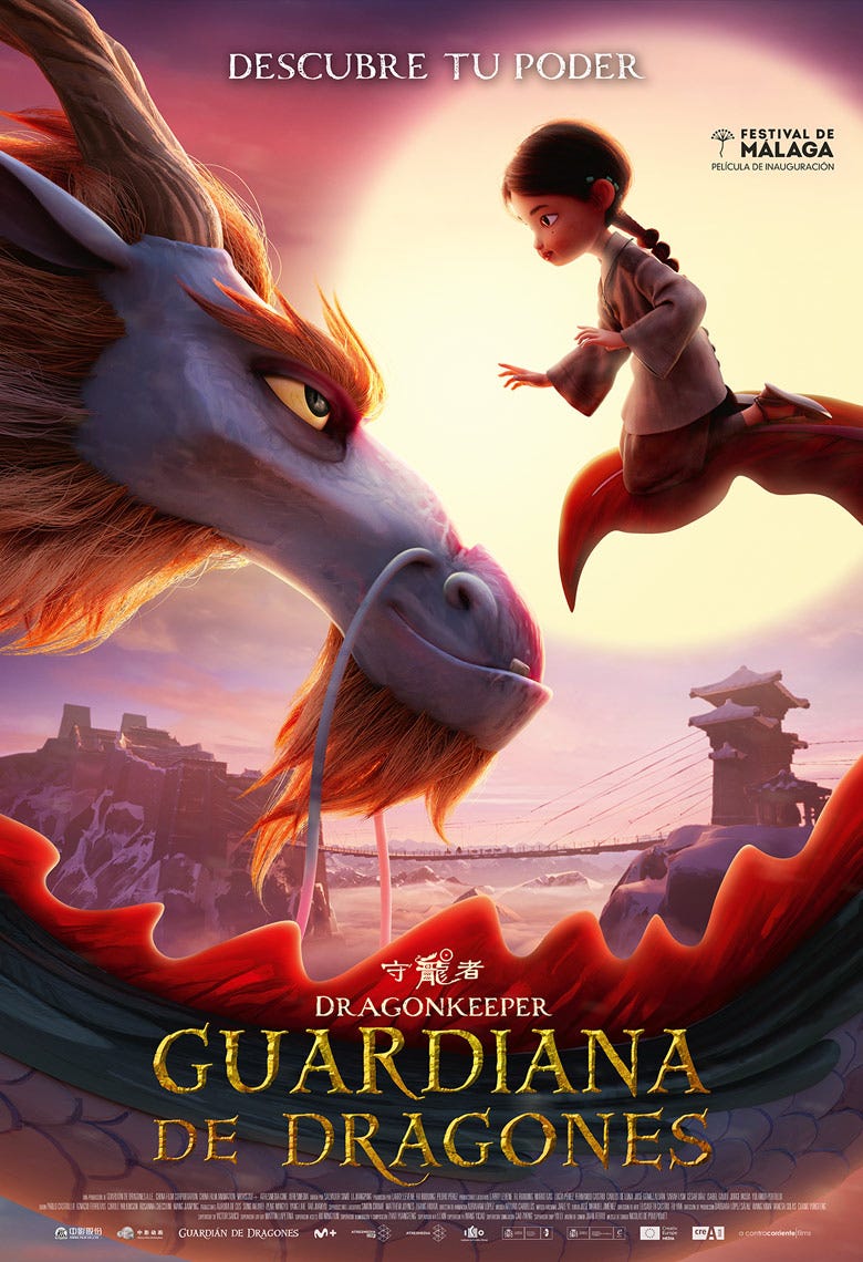 guardiana de dragones poster