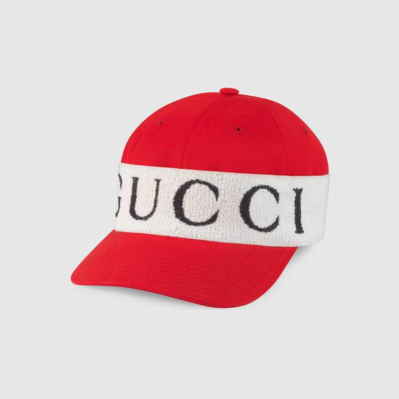 Cap, Clothing, Red, Baseball cap, Headgear, Font, Logo, Fashion accessory, Hat, Carmine, 