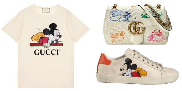 Gucci x Disney Mickey Mouse T-Shirt Pink