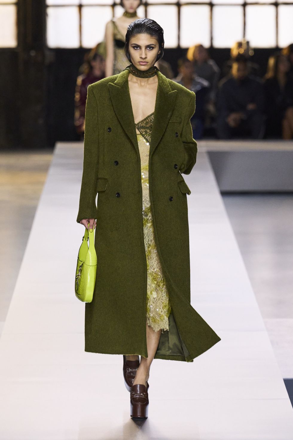 Punk-inspired glamour as Gigi Hadid walks Versace's Milan Fashion