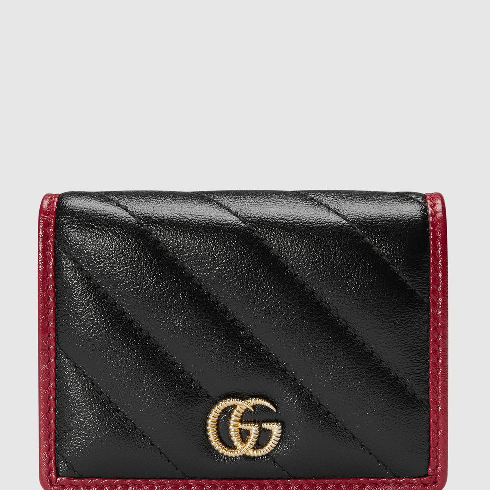Gucci GG Marmont：時髦雙色拼接包