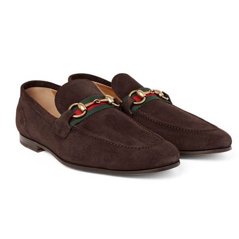 gucci suede loafers
