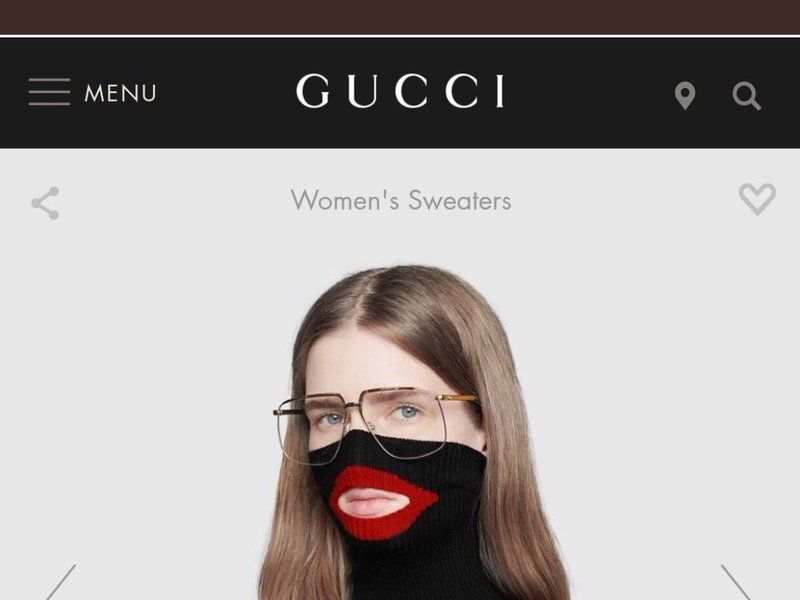 Rijd weg weduwnaar trog Gucci 'Deeply Apologizes,' Pulls a Sweater That Resembles Blackface From  Stores