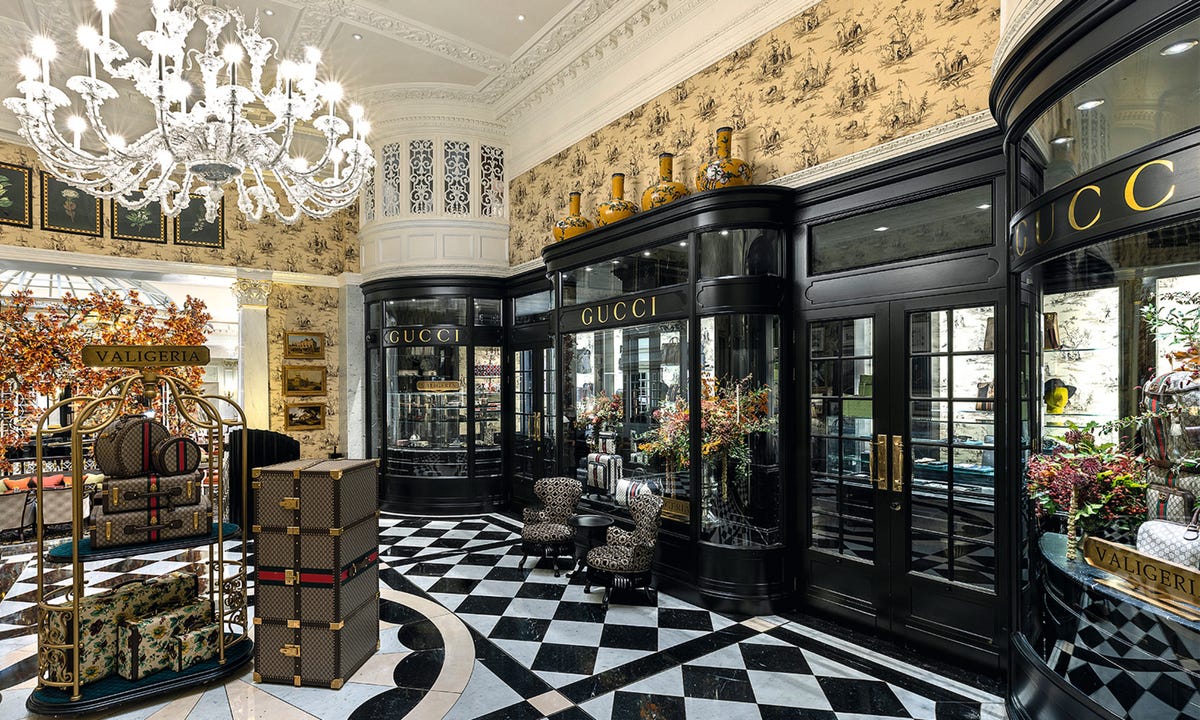 Gucci opens a luxurious new luggage pop-up at The Savoy in London