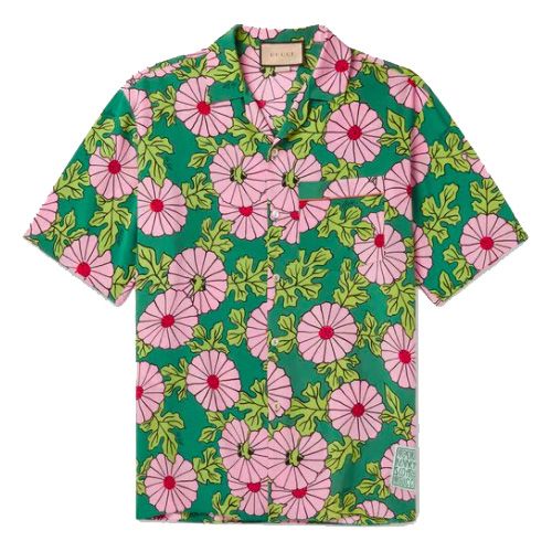 Gucci Donald Flash Hawaiian Shirt - Tagotee