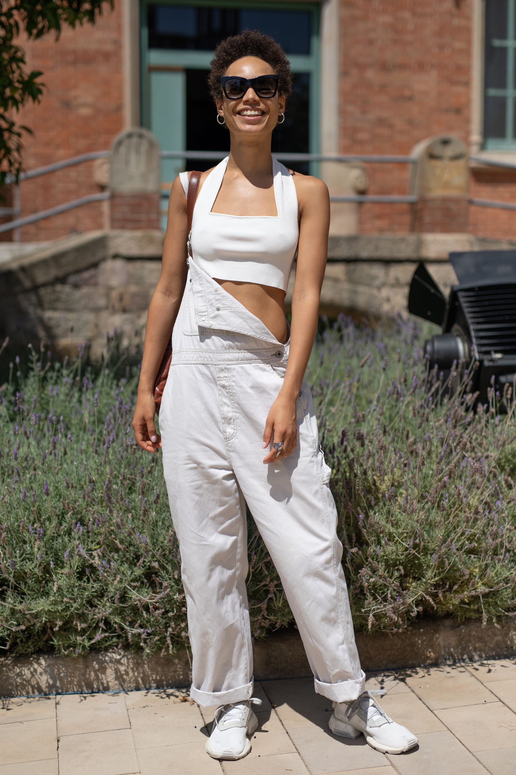 White sales overall jumpsuit