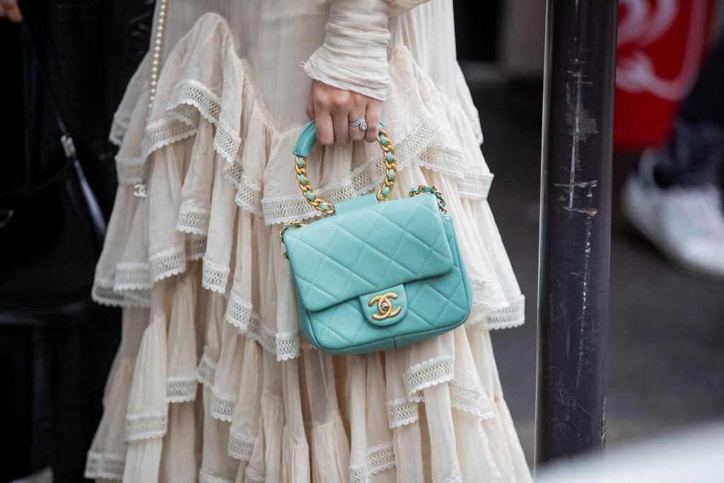 Chanel Classic Rectangular Mini Flap Bag in Dark Turquoise Caviar with  Shiny Silver Hardware  SOLD