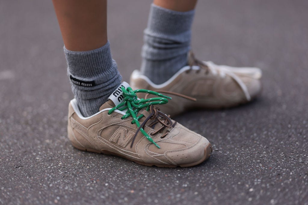 Miu Miu’s New Balance trainers are the most popular item of the year so far