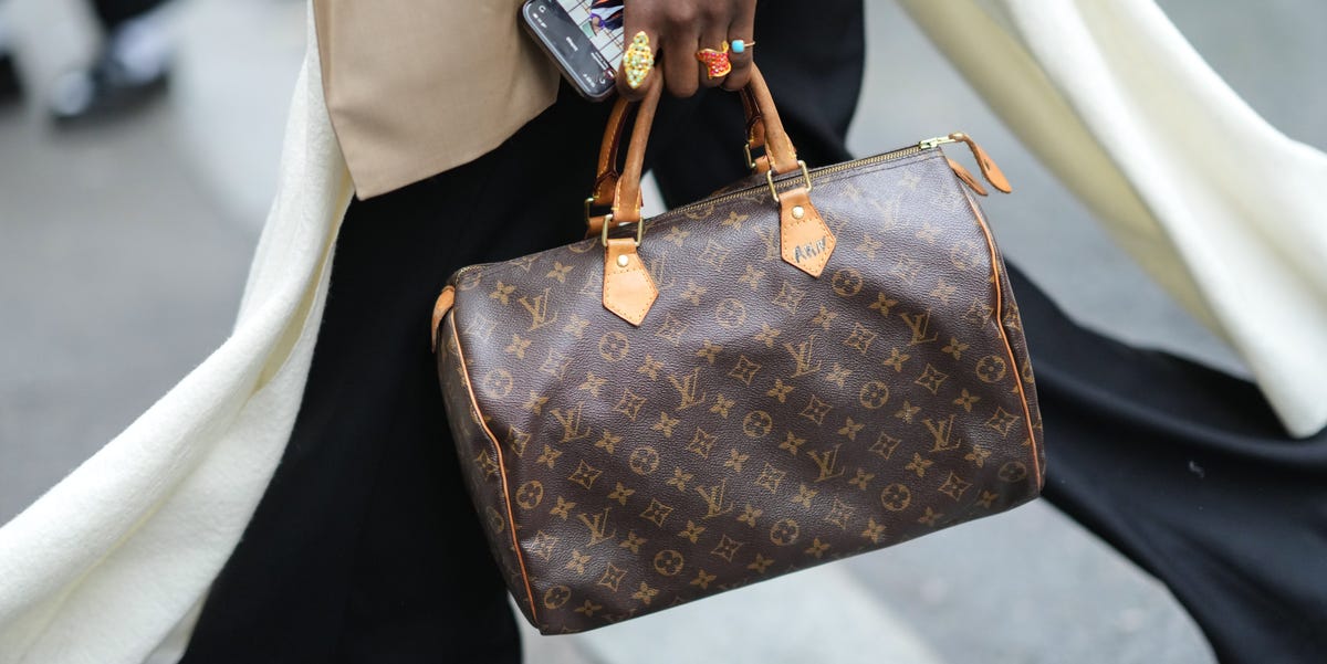 louis vuitton red designer bag