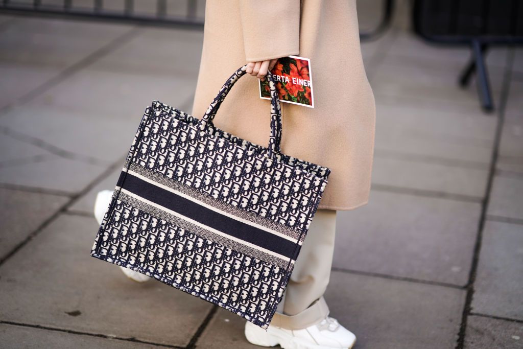 Fashion Reloved - This Goyard bag is at 20% off now. A tote in a fun color  is always a good idea. Carry all your essentials or your pup in its roomy
