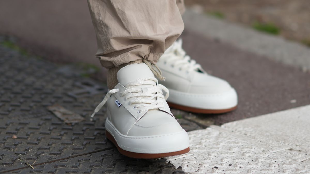Zapatillas blancas Hombres Zapatos deportivos blancos Hombres 45