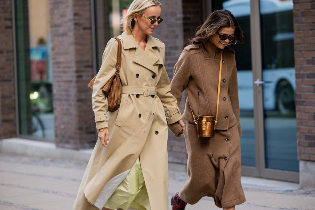 Long beige coat on sale womens