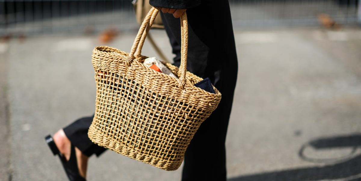 Simple Linen Woven Crossbody Bag Fashion Small Straw Woven Bag