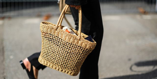 Designer Beach Bag Crochet Tote Handbag Hand Woven Bag Knitted 