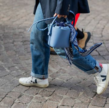 Bella Hadid Brings Her Trophy Vintage Bags to Milan