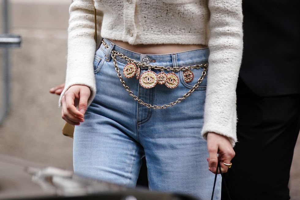 Street Style At Chanel Cruise Collection 2020 : Outside Arrivals At Grand Palais In Paris