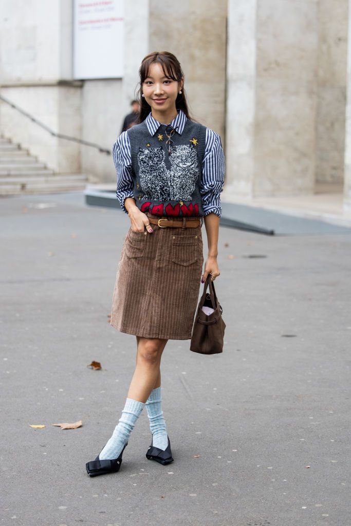 street style paris fashion week womenswear springsummer 2025 day two