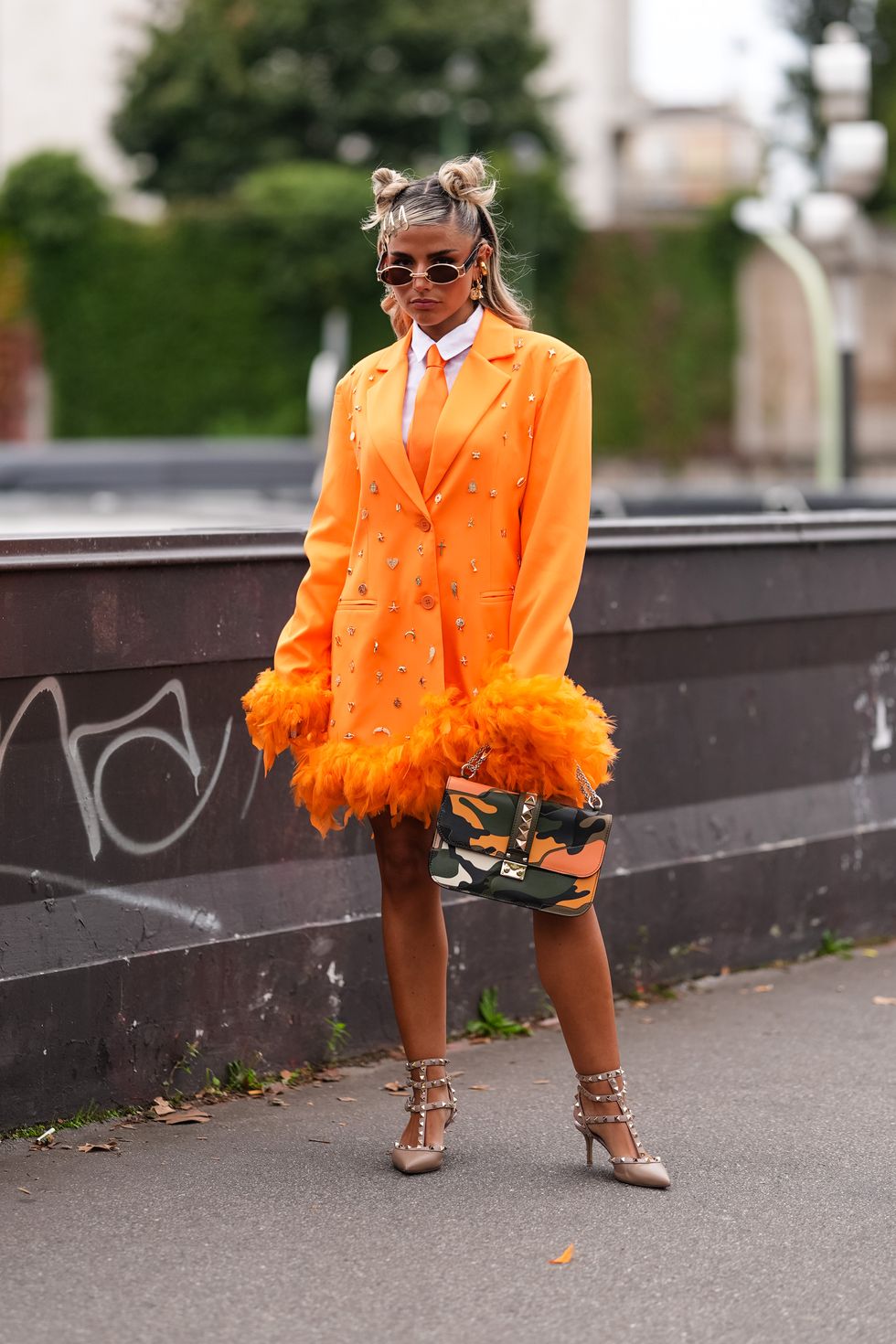 street style paris fashion week womenswear spring/summer 2025 day seven
