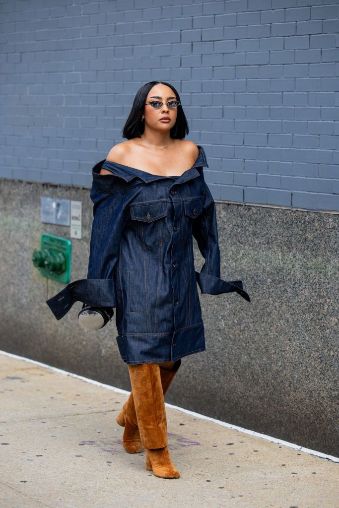 How to Wear Knee High Boots With Dresses 2024 According to Fashion Editors