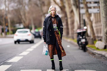 Street Style - Paris Fashion Week Womenswear Fall/Winter 2019/2020 : Day Six