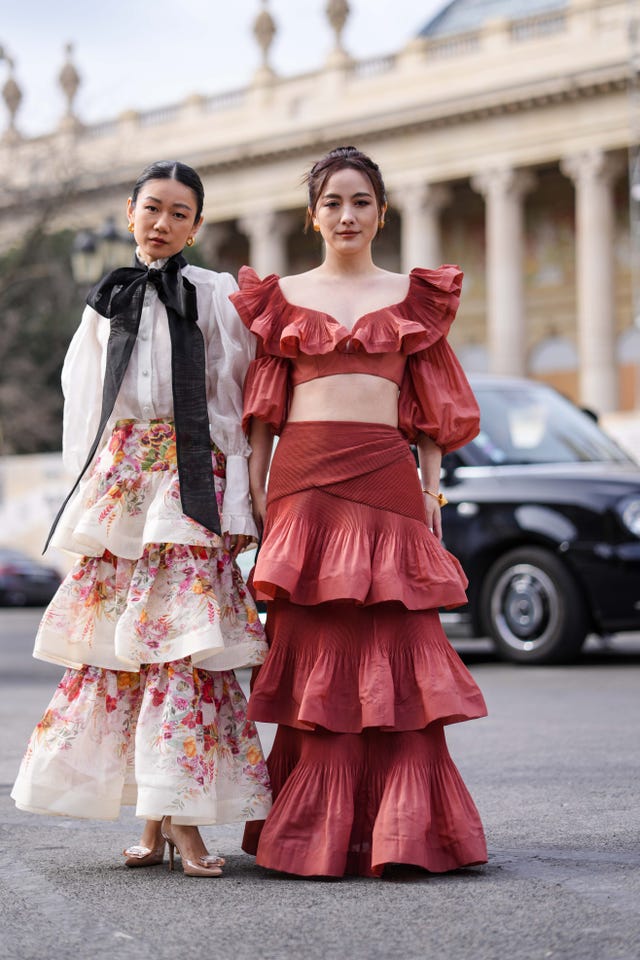 street style paris fashion week womenswear fall winter 2023 2024 day eight