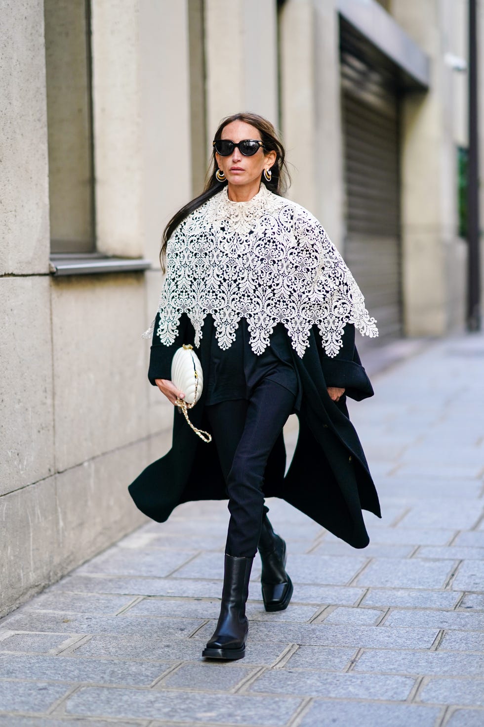 Daily Outfit Idea: How To Dress Down Your Winter White Lace