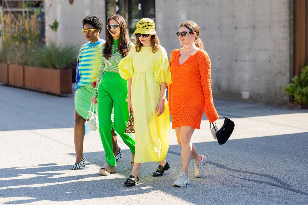 guests seen outside stine goya during copenhagen fashion news photo