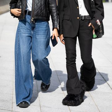pantaloni inverno 2023 street style seoul fashion week