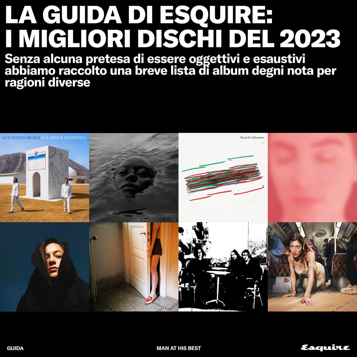 Migliori dischi dell'anno 2023: la guida di Esquire (elenco)