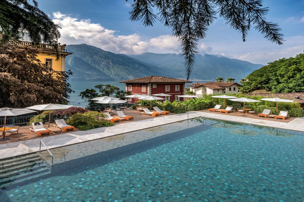 The pool at Grand Hotel Tremezzo