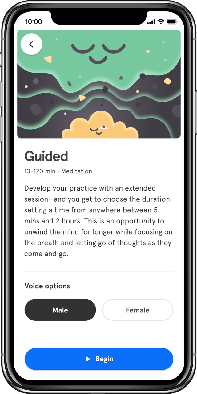 Guided meditation techniques