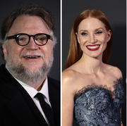 celebrities on the red carpet at the chanel moma film benefit honoring guillermo del toro