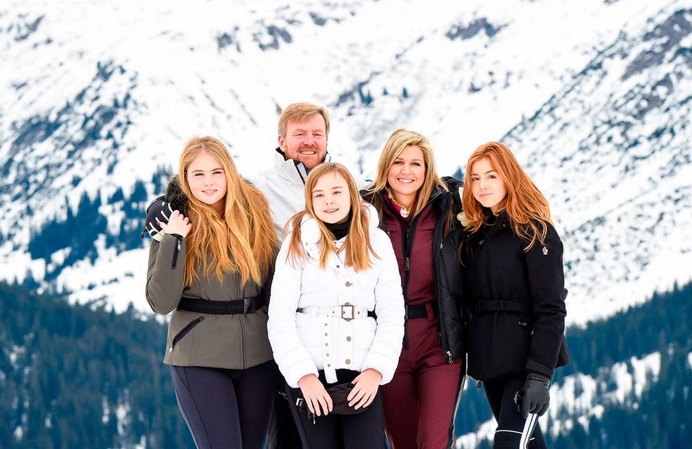 Máxima, Guillermo y el resto de familia real países bajos