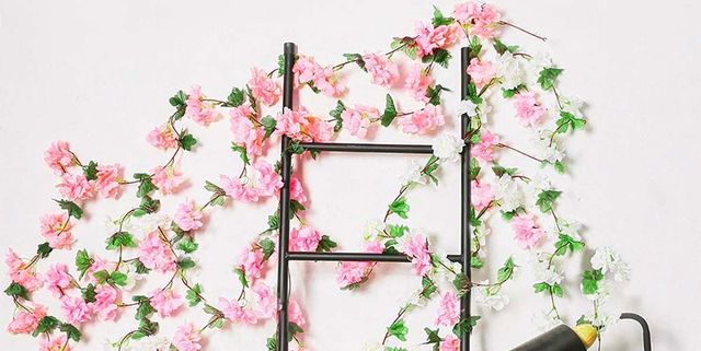 Guirnalda de flores preservadas para decorar las paredes del hogar o  habitaciones infantiles