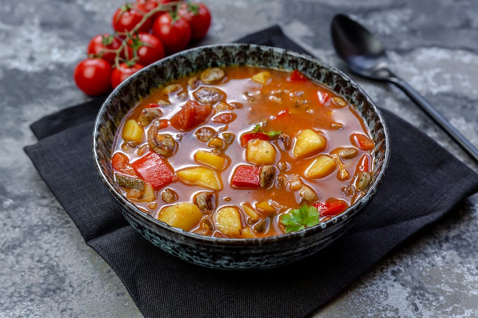 guiso de patatas y verduras