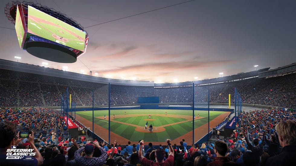 2025 major league baseball game at bristol motor speedway renderings