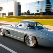 this gullwing replica rides on an slk chassis and it rules