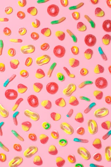 gummy candy pattern background