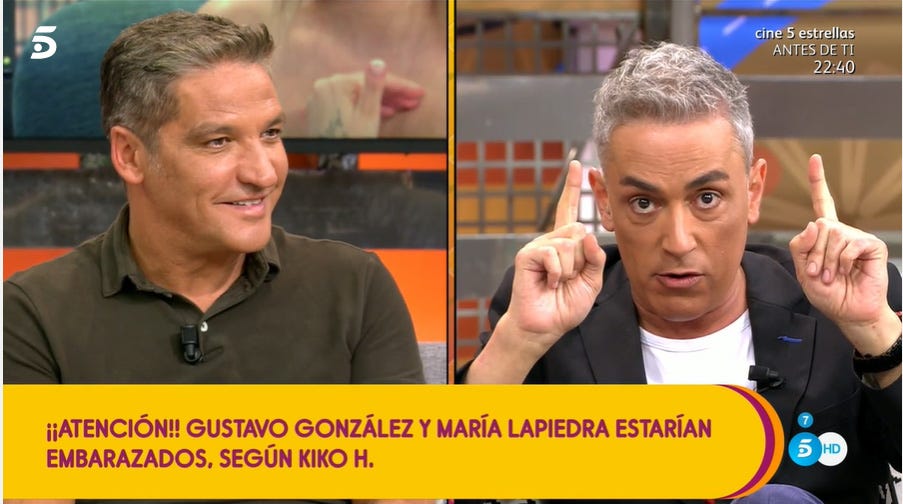 Gustavo González y María Lapiedra