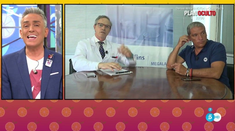 Gustavo González sálvame prueba fertilidad